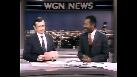 1987 - Larry Emery & Robert Jordan WGN News Clip