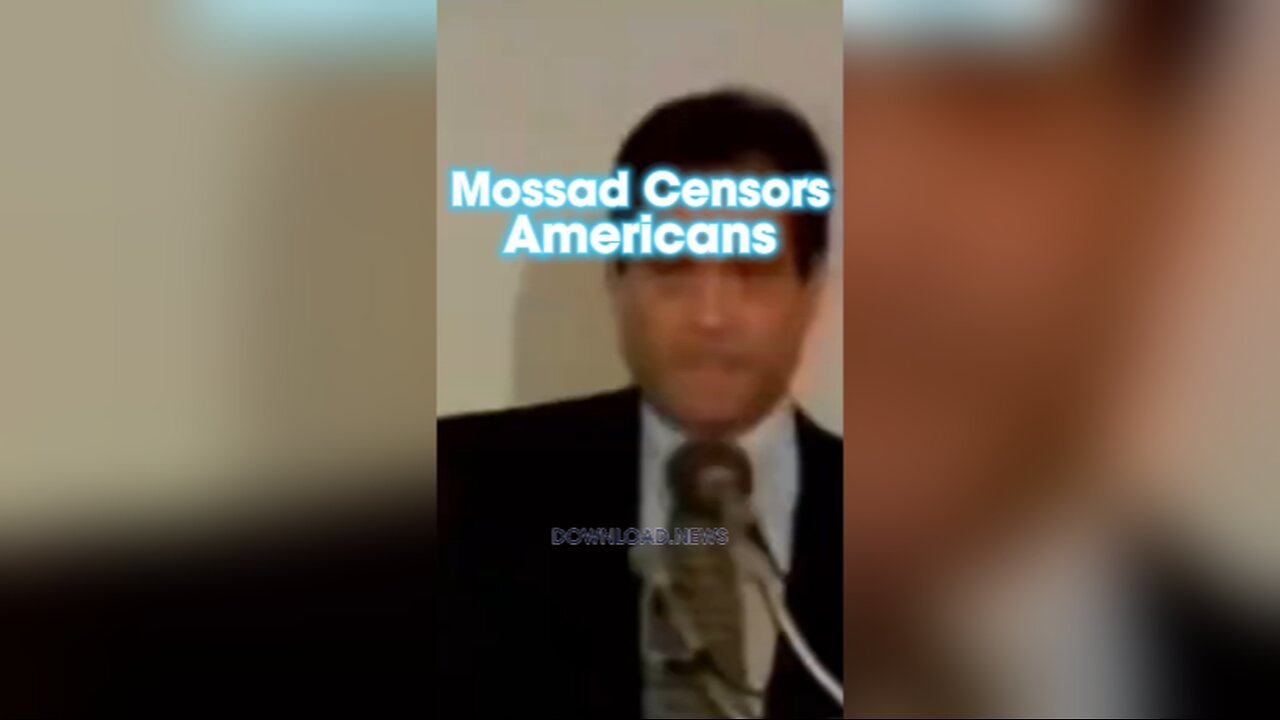 Former Mossad Agent Reveals The ADL Was Created To Censor Anyone Anti-Israel