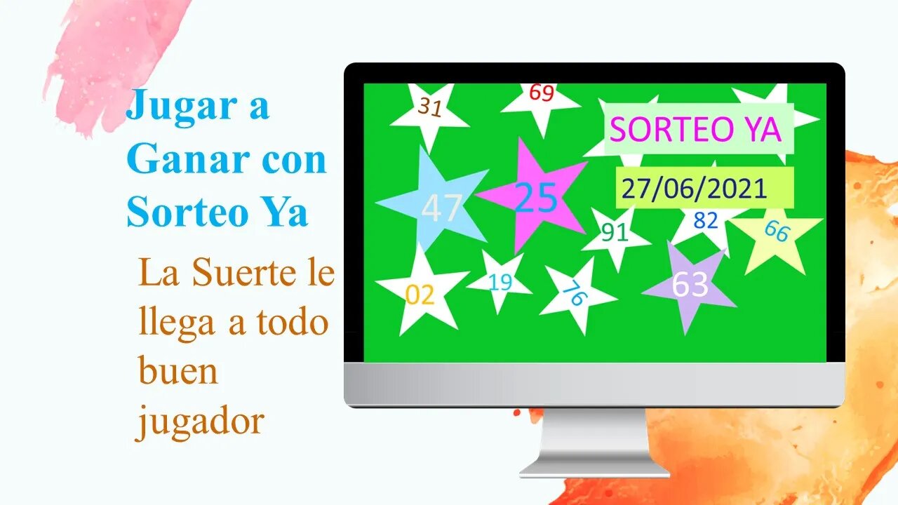 SORTEO YA NUMERO PROBABLE 27 JUNIO 2021