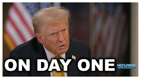 Full interview: Donald Trump Details his Plans for Day 1 and Beyond in the White House