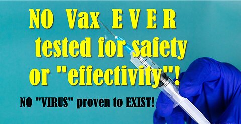 Vax have NEVER been tested by Gold Standard! Proven to be poisonous, DEADLY.