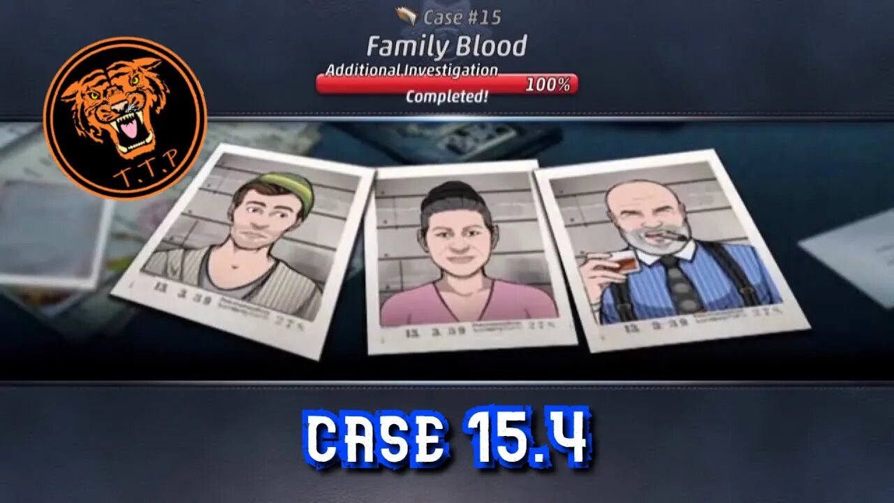 LET'S CATCH A KILLER!!! Case 15.4: Family Blood