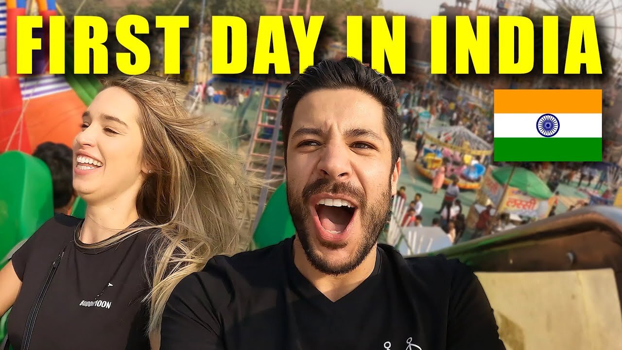 First Impressions of India 🇮🇳 / USA Foreigners travelling in India