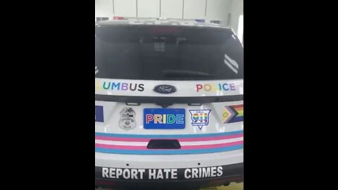 DISGUSTING: LGBTQIA+ Liaison Officer at Columbus Police Dept. Unveils "Pride Cruiser"