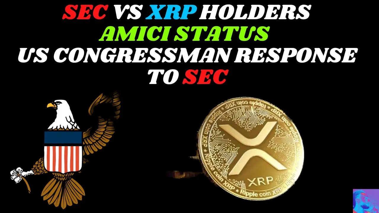 SEC vs XRP holders Amici Status, US congressman attacks XRP and crypto exchanges