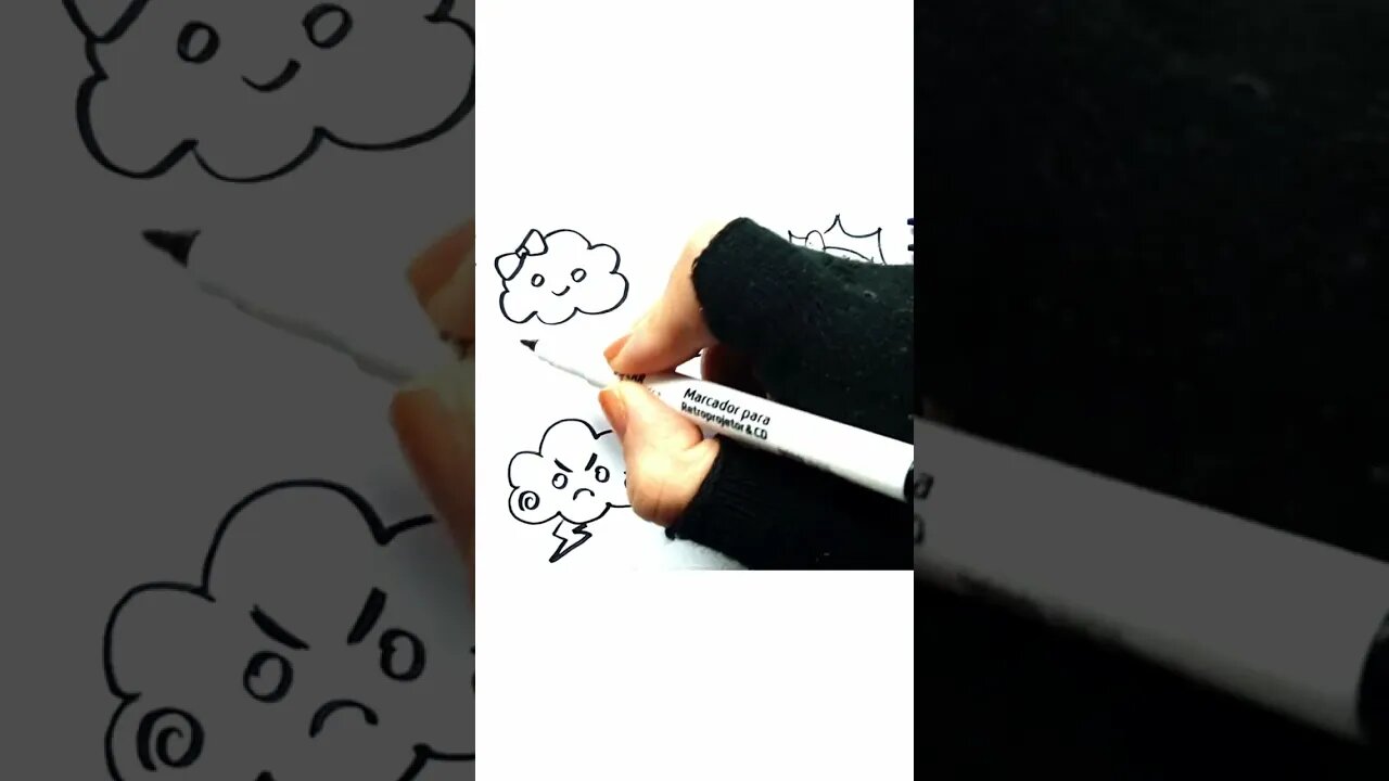 How to Draw and Paint Kawaii Stars and Clouds
