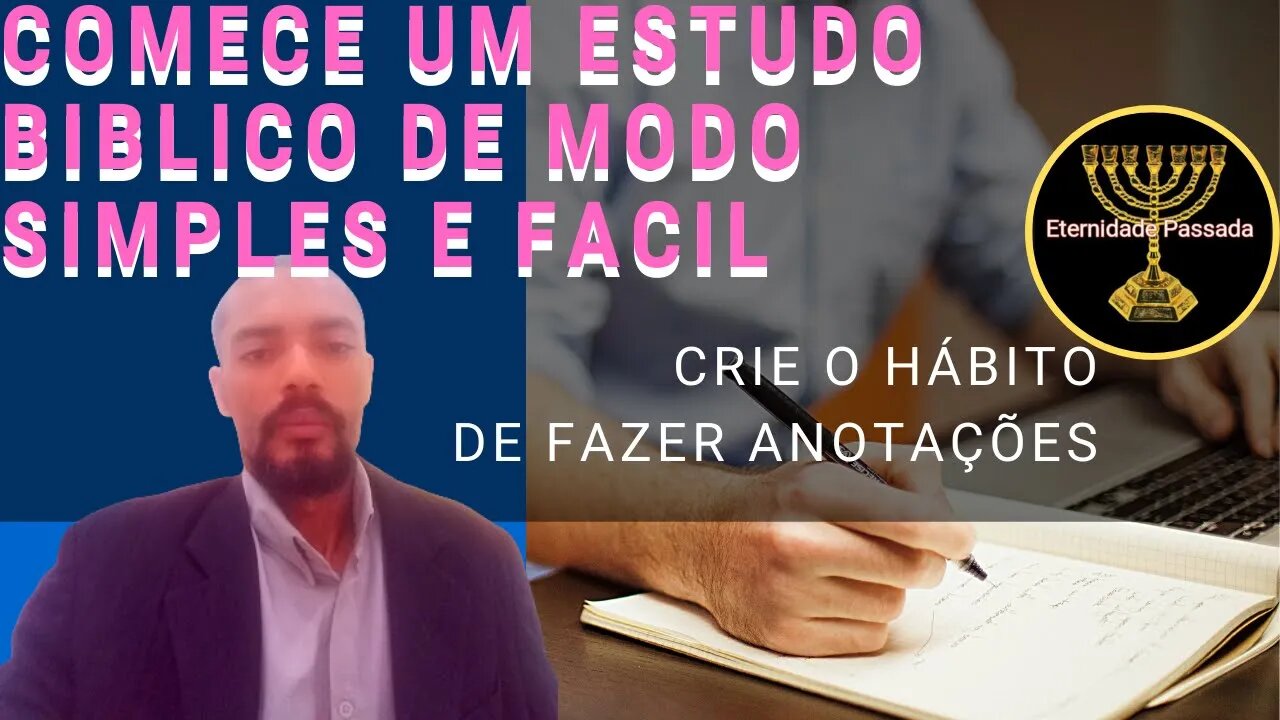 Comece um estudo bíblico de modo simples e facil