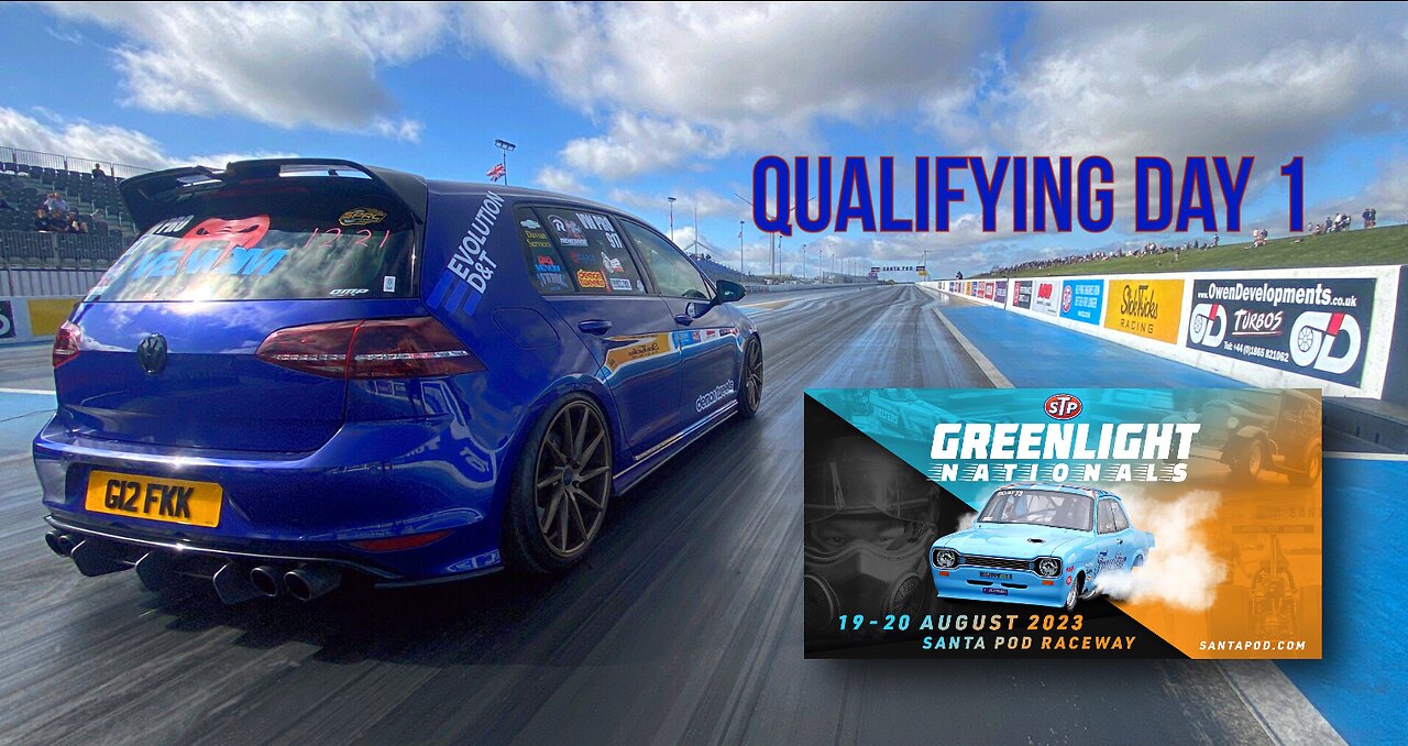VWDRCTV Greenlight Nationals Qualifying Day 1 Santa Pod 2023