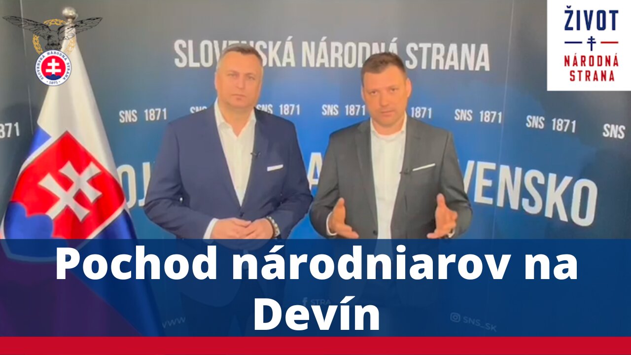 Pochod národniarov na Devín