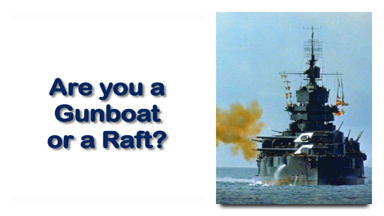 Are you a Gunboat, a sailing Boat or a Raft ?... ❤️ Jesus Christ explains Mark 6:48