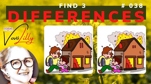 FIND THE THREE DIFFERENCES | CHALLENGE # 038 | EXERCISE YOUR MEMORY