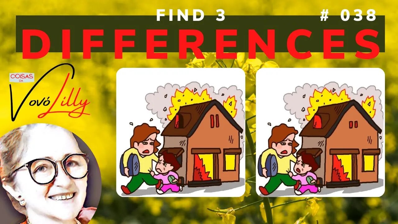 FIND THE THREE DIFFERENCES | CHALLENGE # 038 | EXERCISE YOUR MEMORY