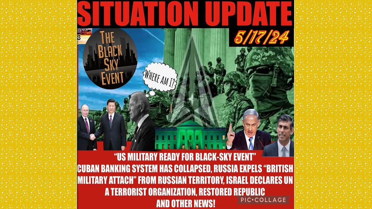 SITUATION UPDATE 5/17/24 - Underground Wars, Fed Reserve, Sex Trafficking, Cabal Exposed, White Hats