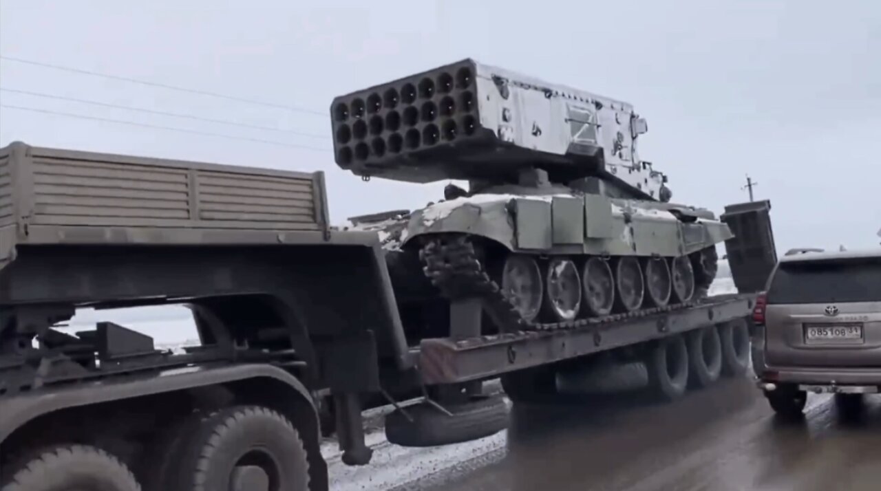 RUSSIA DEPLOYMENT OF HEAVY FIREPOWER TOS-1