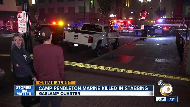 Camp Pendleton marine killed in stabbing