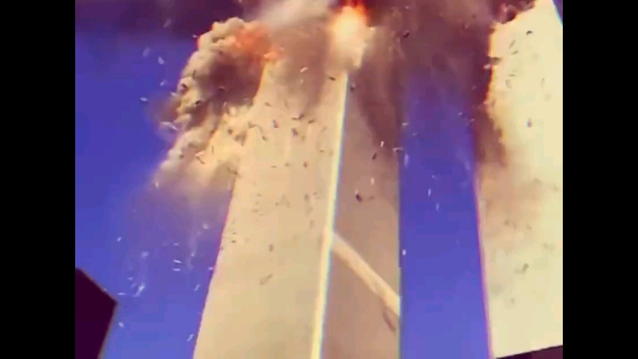 9/11 moments of impact different angles demo charges and dancing Israelis