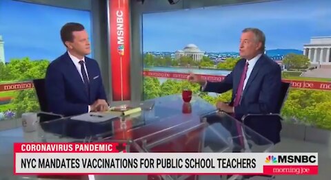 De Blasio: Humans need carrot and stick. Mandate "vaccination" helps people to realize it´s time