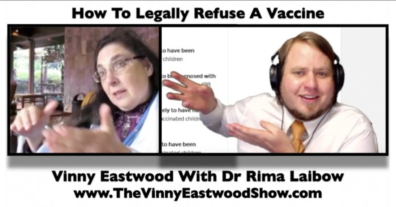 How To Legally Refuse A Vaccine, Dr Rima Laibow, 8 November 2017