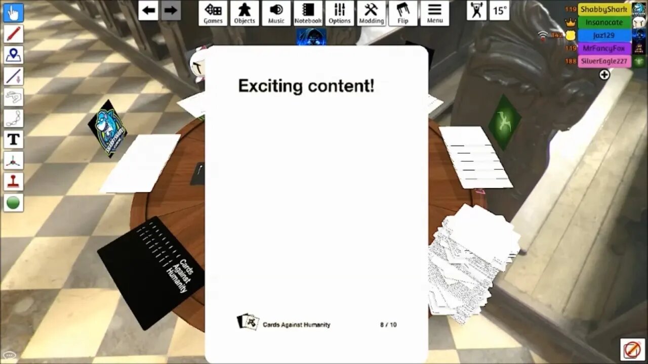 Cards Against Humanity with All The Gaming!