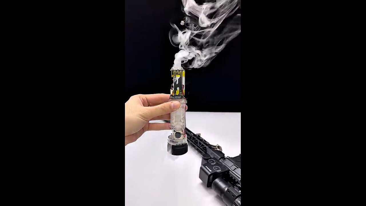 BD556+ Smoke Silencer.Who needs this for Christmas? #toys #gelblasters #gelblasterguns #airsoft