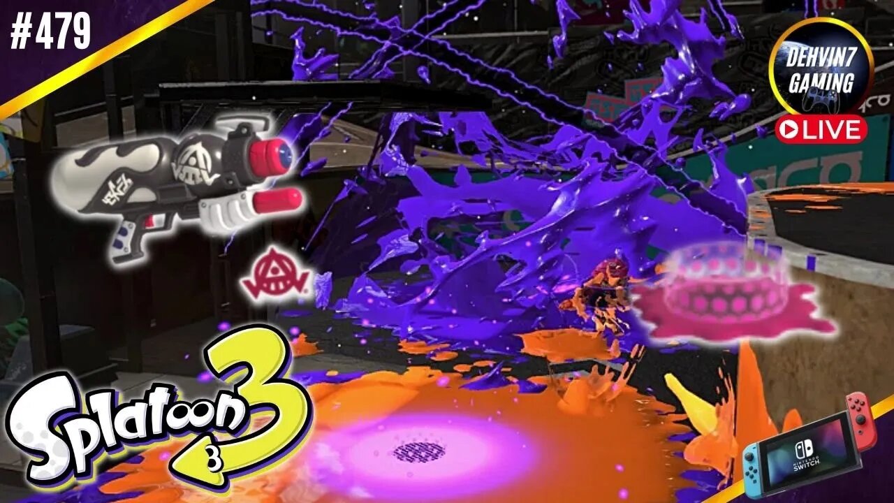 Blowing up the field with Ink Mines and Annaki Splattershot Nova with viewers | Splatoon 3
