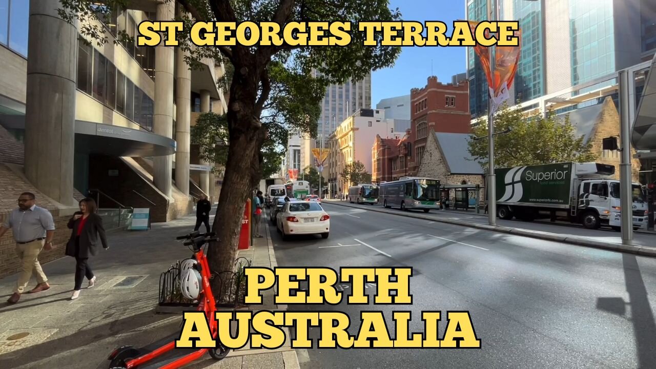 Exploring Perth Australia: A Walking Tour of St Georges Terrace (Part 2)