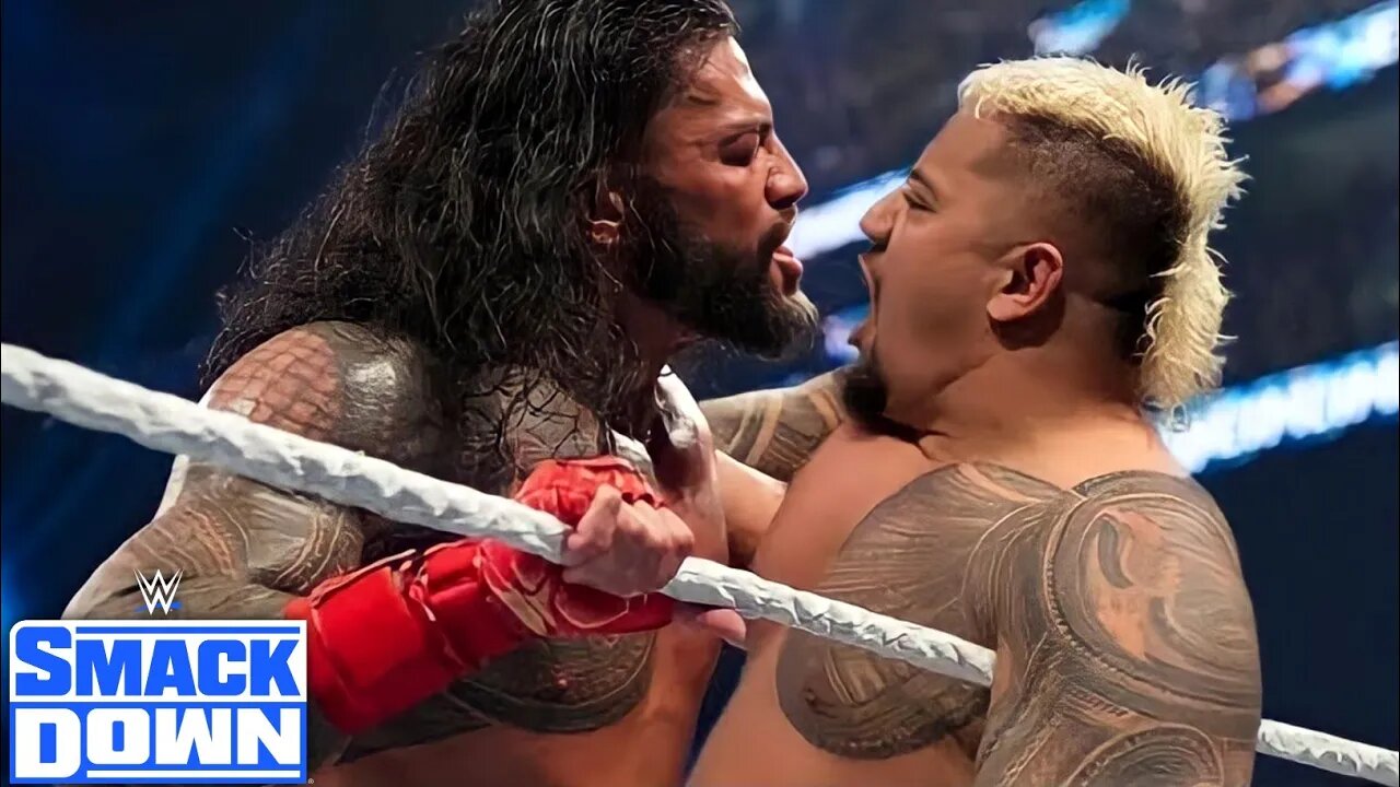 Roman Reigns Attack Solo Sikoa After Usos Match At SmackDown | WWE SmackDown Highlights Today |