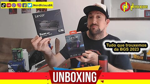 🎁 UNBOXING! Todos os BRINDES que ganhamos na BRASIL GAME SHOW 2023!