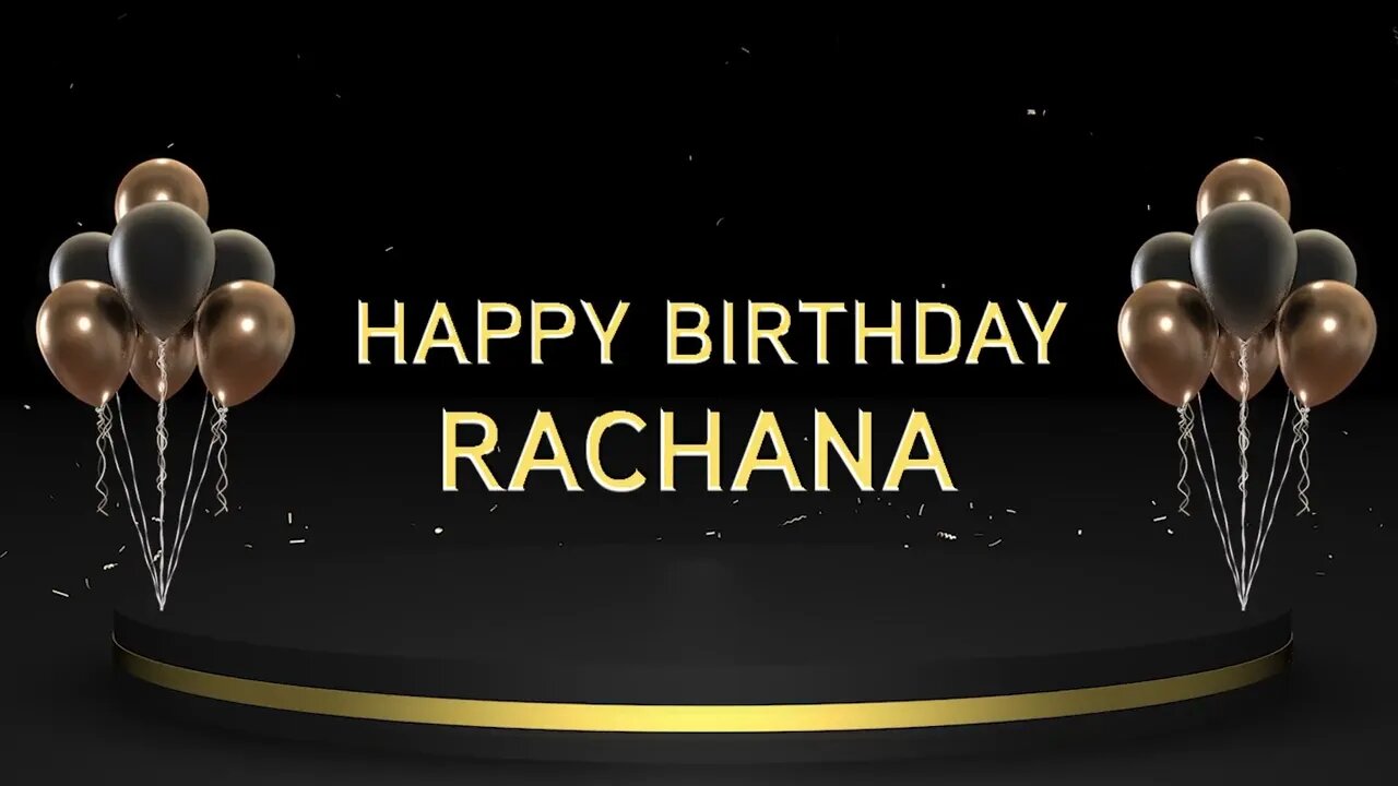 Wish you a very Happy Birthday Rachana