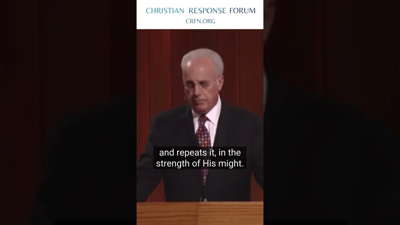 John MacArthur - Spiritual War Needs God’s Strength - Christian Response Forum #shorts