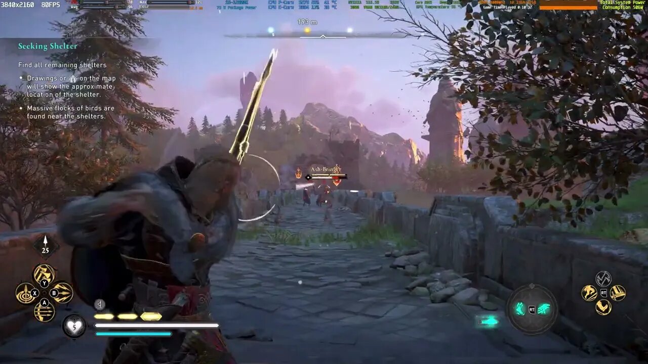 Assassin's Creed Valhalla FSR Crash Fix Ragnarok 4k rtx 3090 12900k 5300mhz