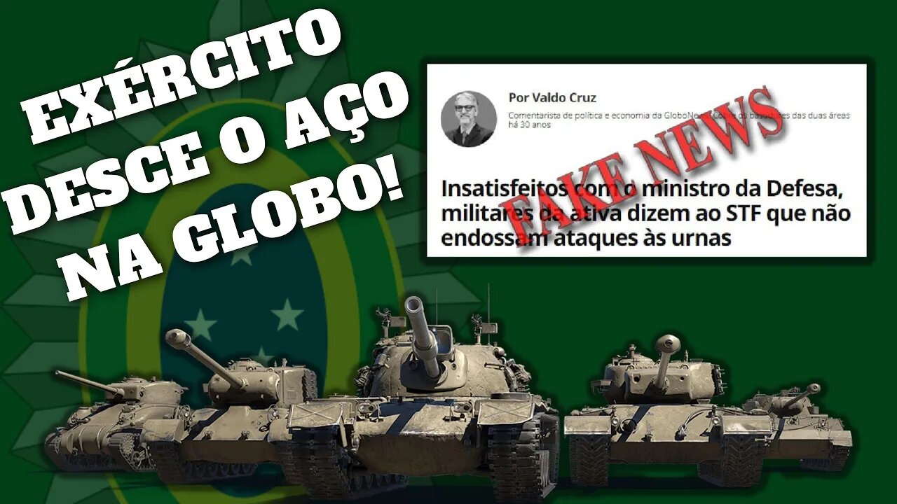 EXÉRCITO EMITE NOTA E DETONA A GLOBO - COMBATE NO RIO: IMAGENS INÉDITAS!