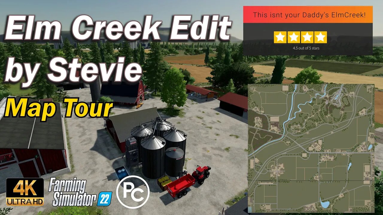 Elm Creek Edit by Stevie - Map Review - Farming Simulator 22