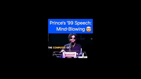 Prince's 1999 Speech 🔥🔥🔥