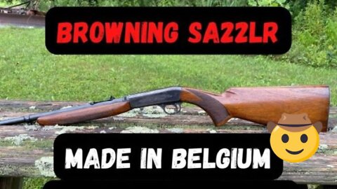 BROWNING SA22LR made in BELGIUM.