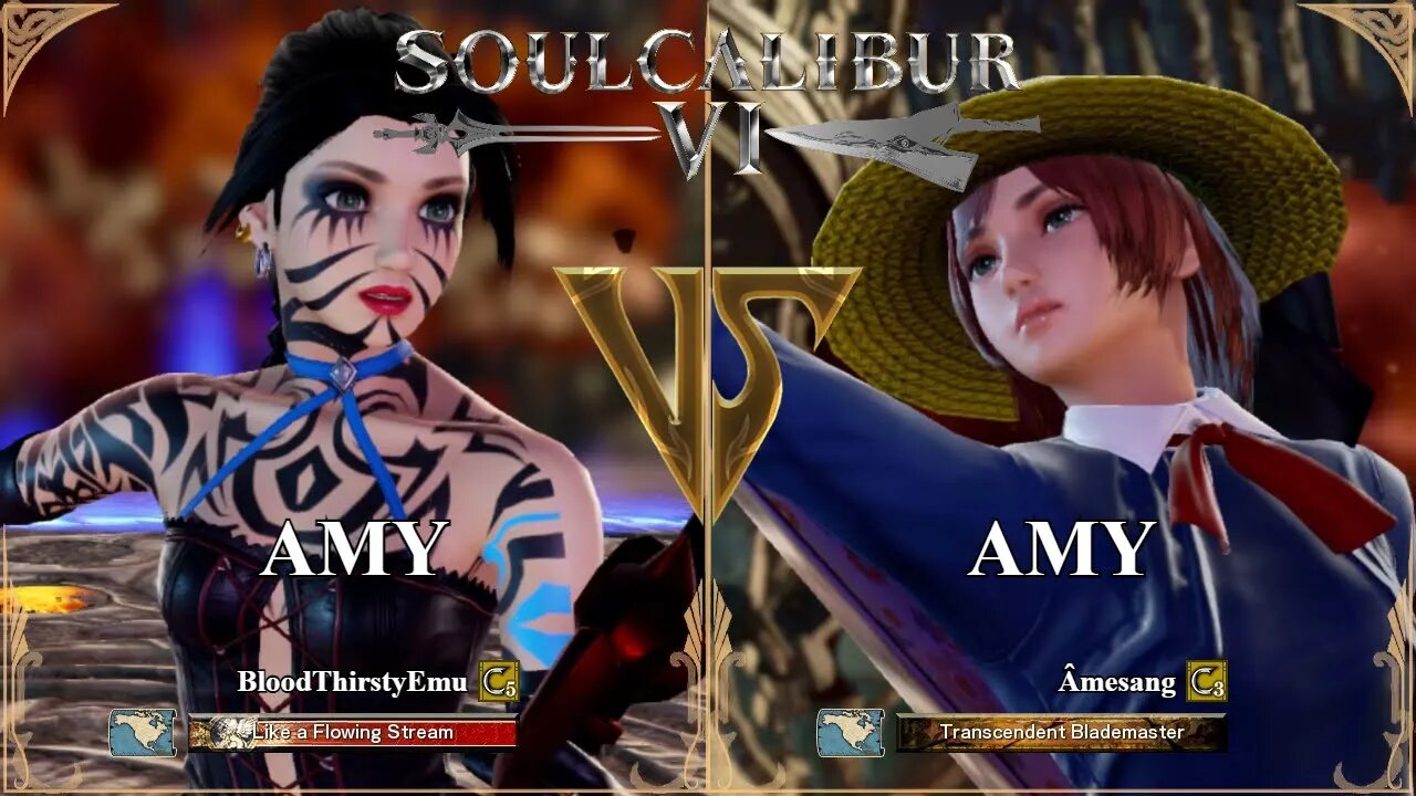 Amy (BloodThirstyEmu) VS Amy (Âmesang) (SoulCalibur™ VI: Online)