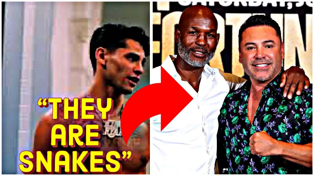 “They snaked me”Ryan Garcia CONFRONTS Oscar De La Hoya and claims he wants OUT!