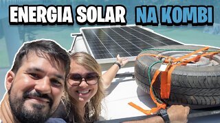 Instalação PLACA SOLAR 450W e SUPORTE ESTEPE | KOMBI Home