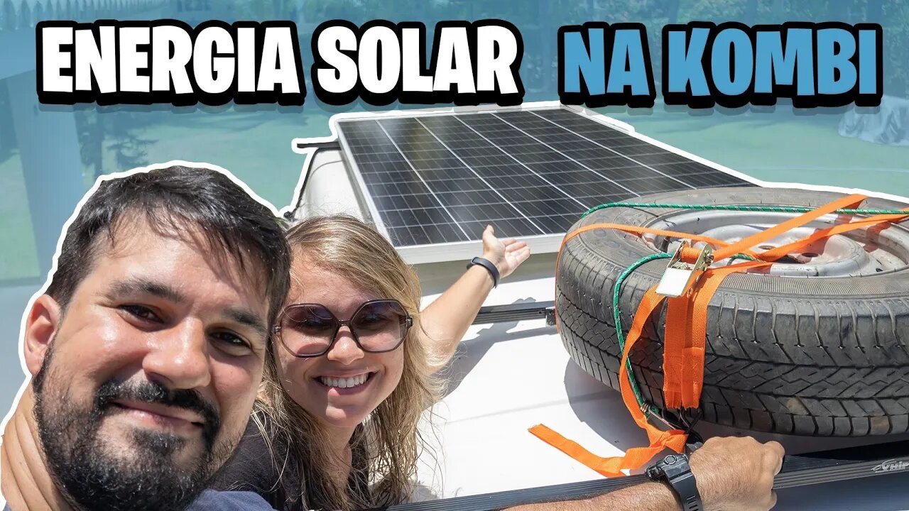 Instalação PLACA SOLAR 450W e SUPORTE ESTEPE | KOMBI Home