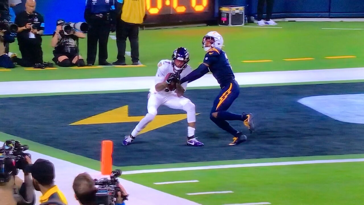 Ravens WR #7 Rashad Bateman TD 🏈40yds.