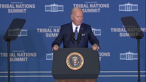 Biden Ends His Tribal Nations Summit Remarks with a Story About Xi Jinping: ‘Over 108 Hours Alone with Him’