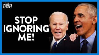 Why Is Barack Obama Blatantly Ignoring Biden at a White House Event? | Direct Message | Rubin Report