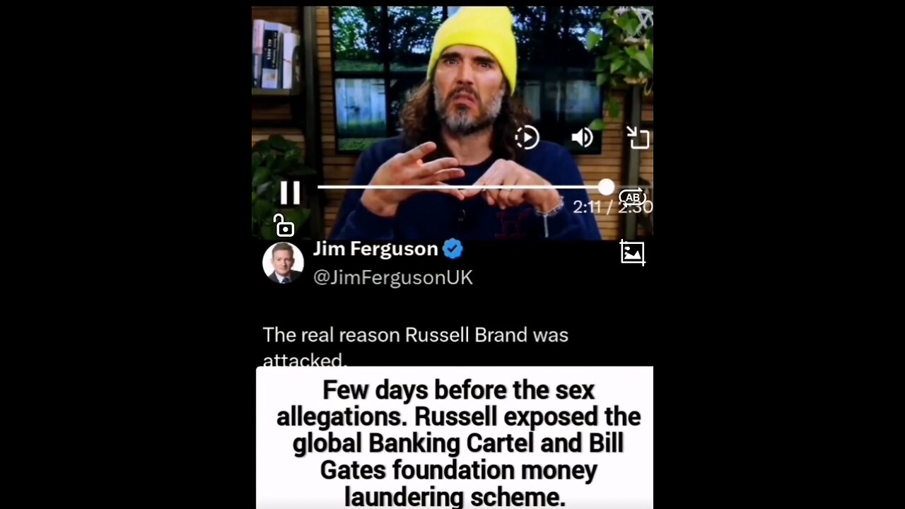 The real reason they attacking Russell Brand