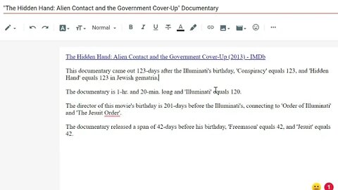 "The Hidden Hand: Alien Contact and Government Cover-Up" Documentary #gematria #truth #numerology