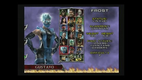 Mortal Kombat Deadly Aliance (PS2) - Frost - Arcade Mode.