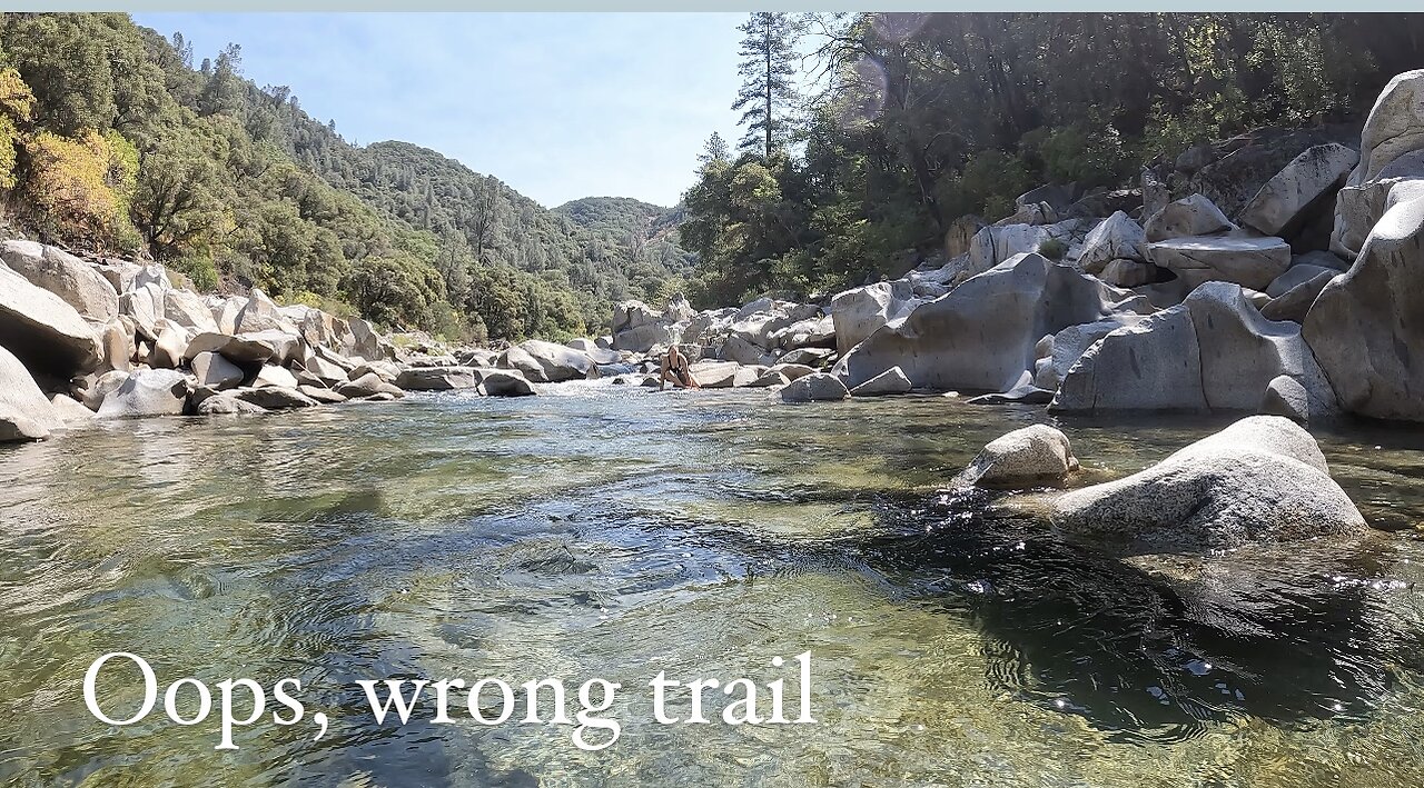 Purdon Crossing. Oops, wrong trail