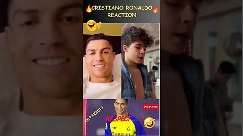 RONALDO REACTION VIDEO 😂😂😂 #shorts #ronaldo #football #messi #nymar #new #soccer