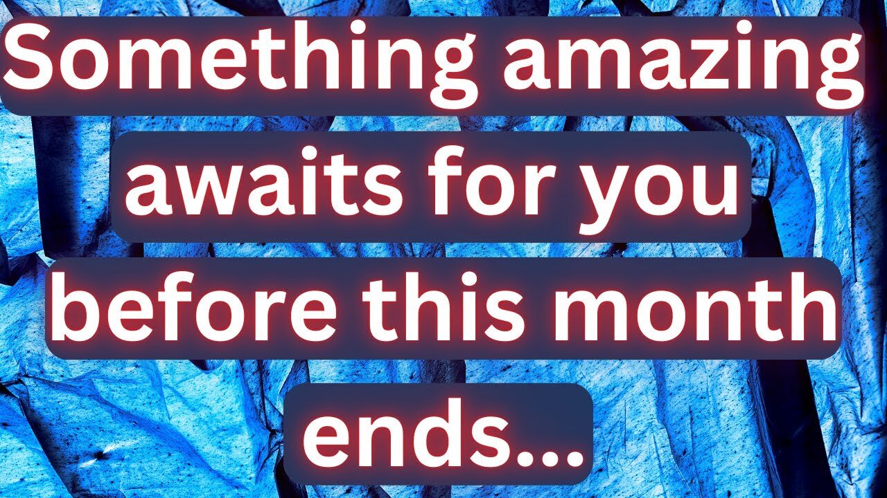 Prophetic word ! Something amazing awaits for you before this month ends...