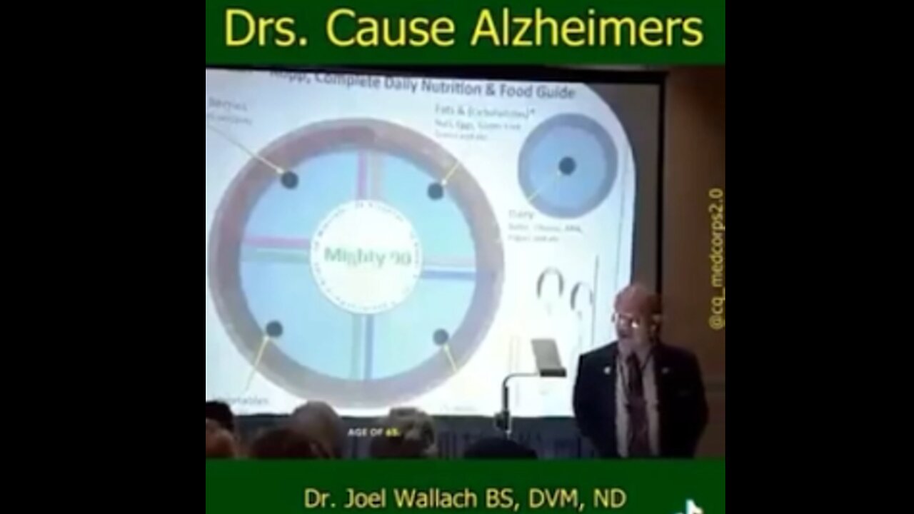 Doctors Cause Alzheimer’s & Dementia! Dr. Joel Wallach