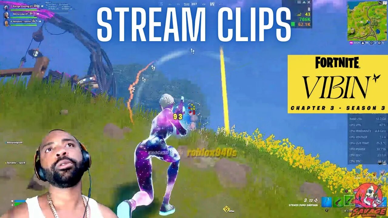 FORTNITE [LIVE] STREAM CLIPS CHAPTER 3 SEASON 3